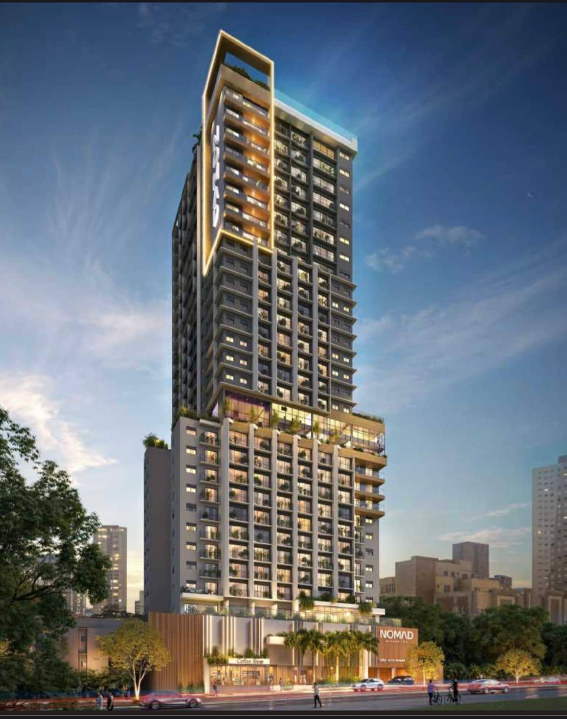 Ágio studio Nomad no Setor Bueno 22,86m²