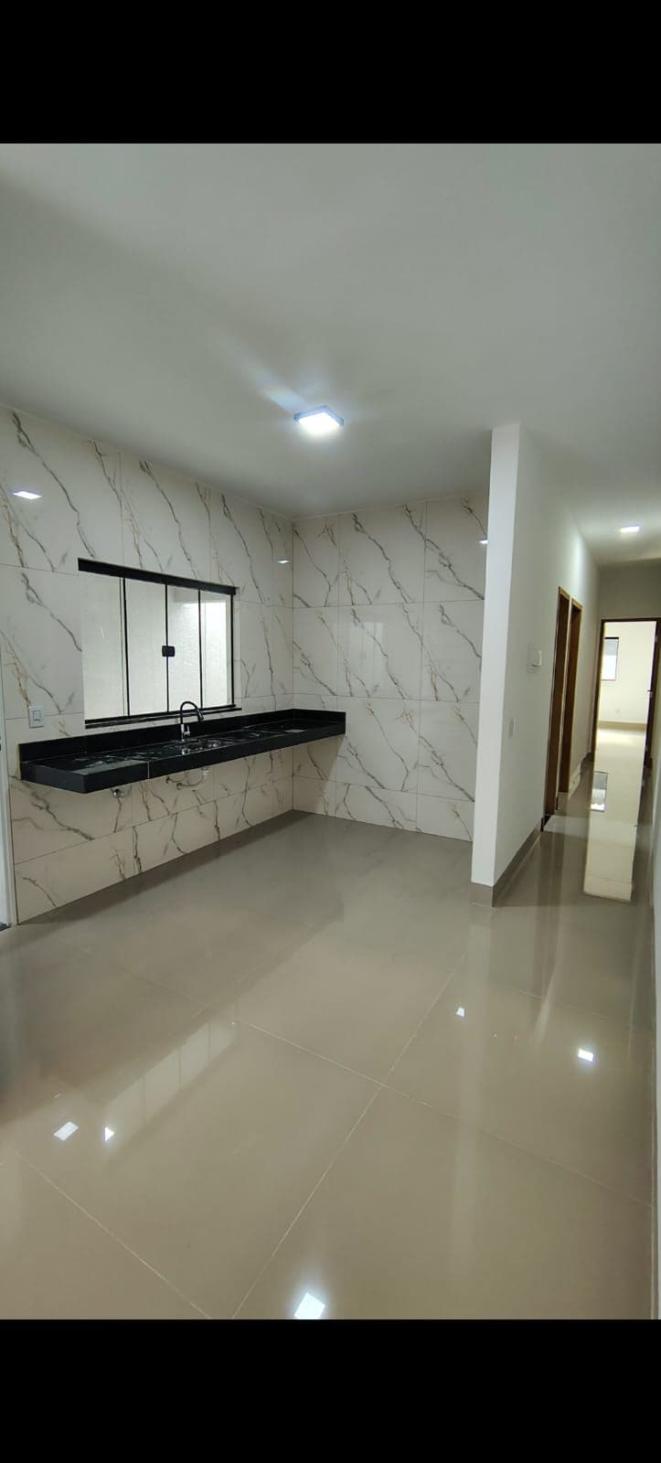 Casa com Área Gourmet | Sala Integrada | Campos Dourados
