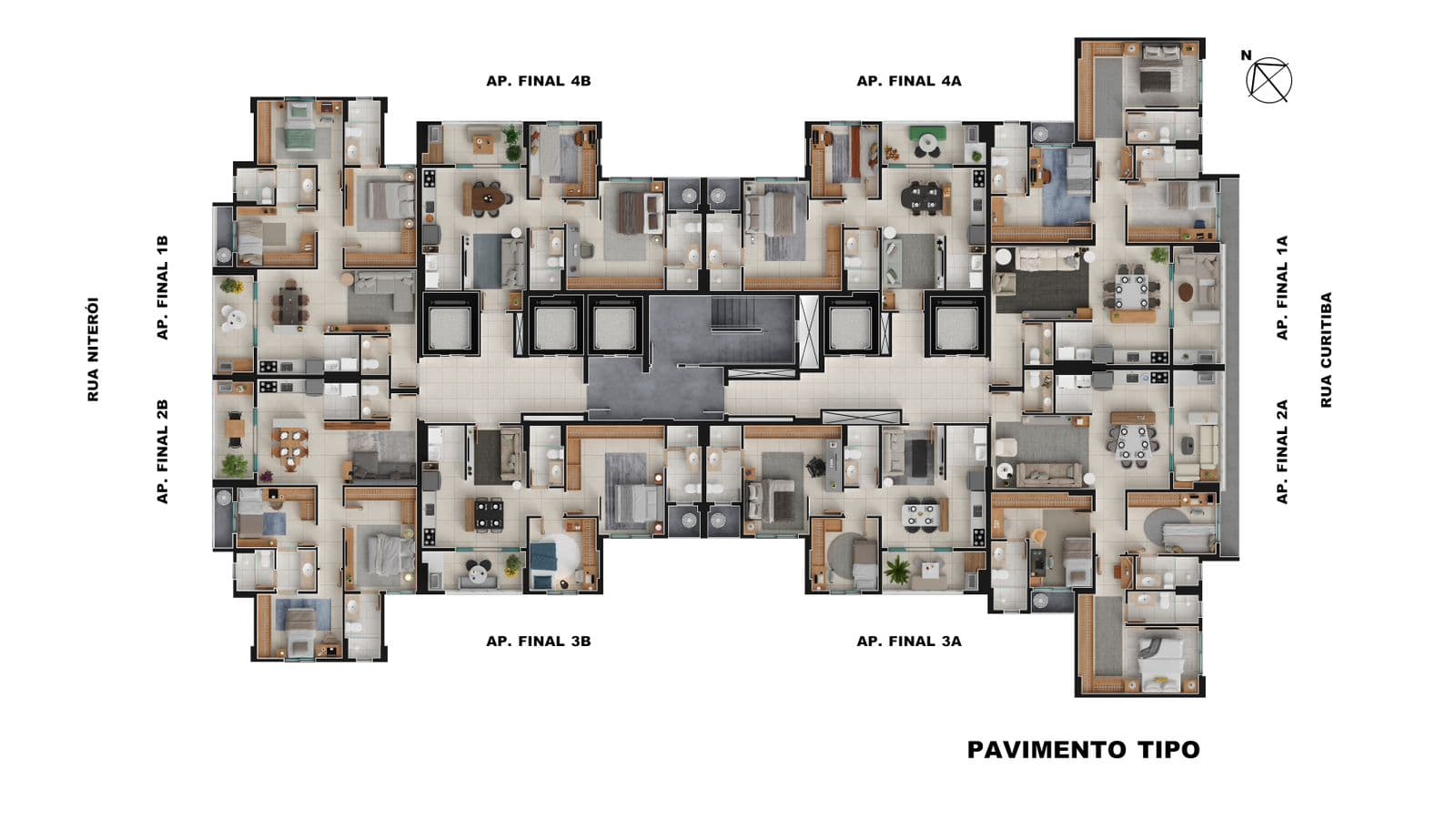 Apartamento Varandas Flamboyant 100m²