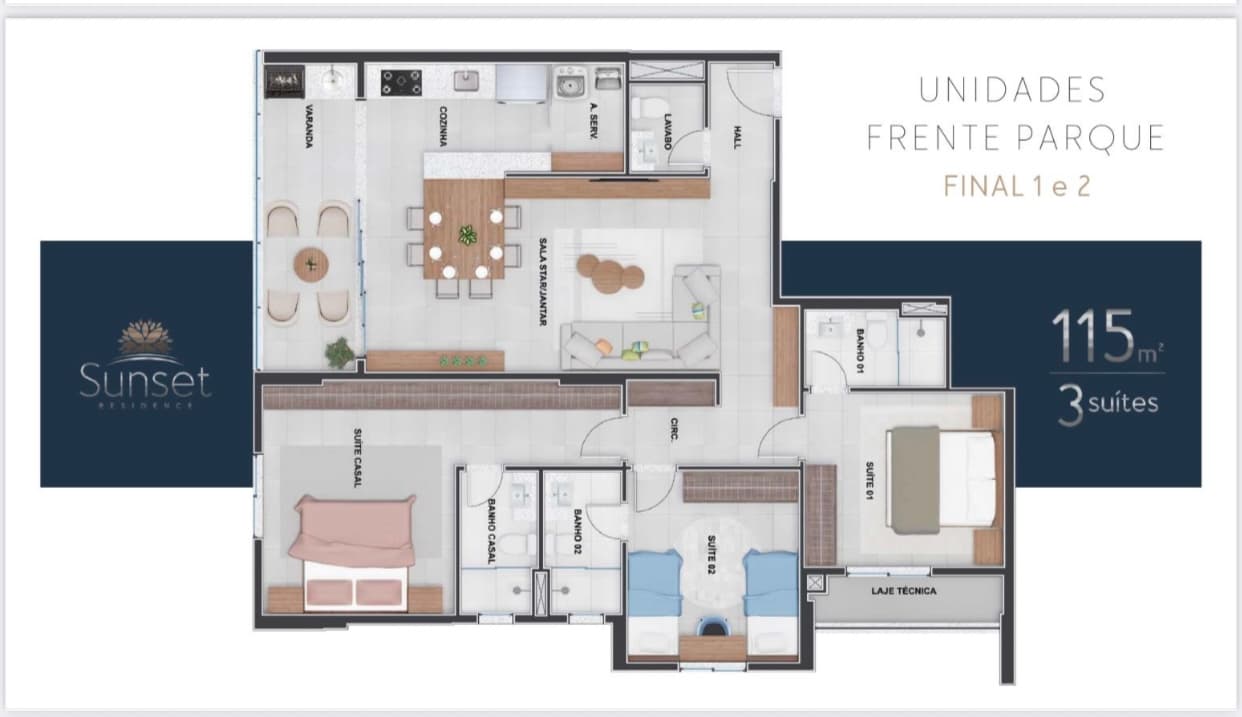 Apartamento Bairro Goiânia 2 - 115m²
