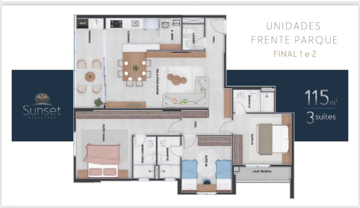 Apartamento Bairro Goiânia 2 - 115m²