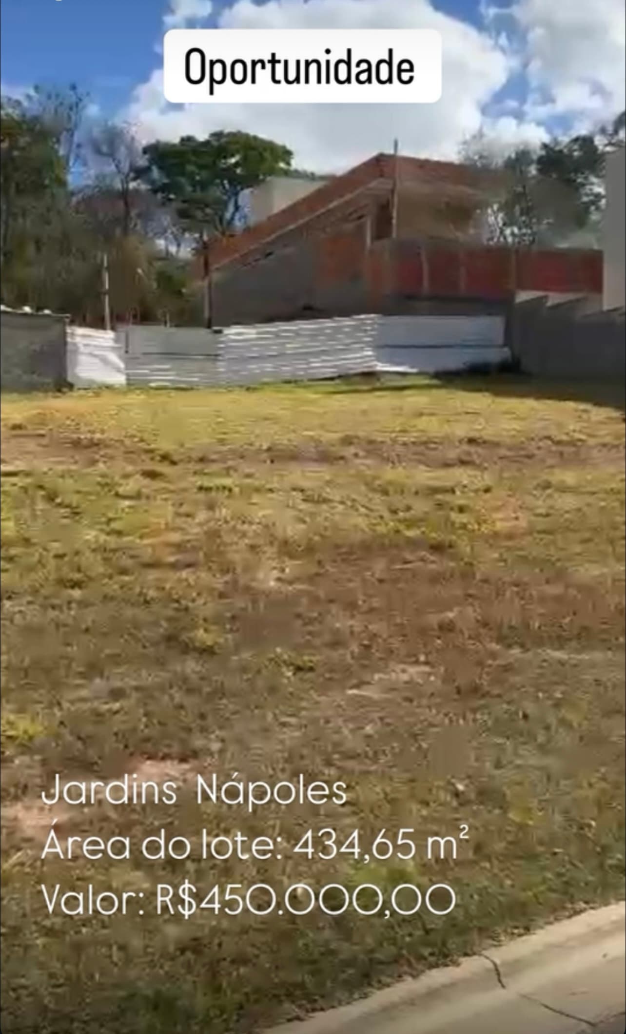 Lote Jardins Nápoles 434,65m²