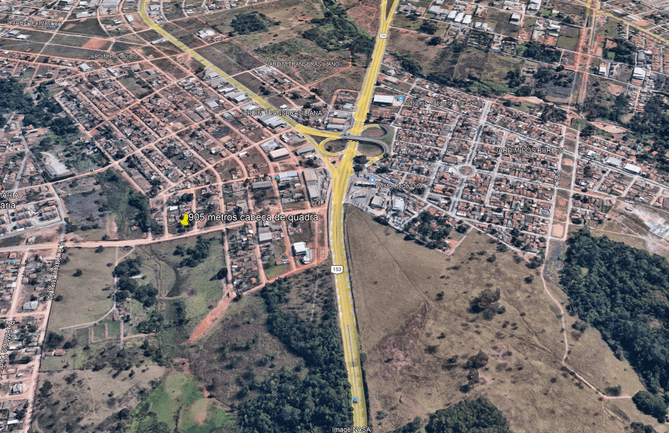Dois Lotes vizinhos somando 905 metros cabeça de quadra na vila maria a poucos metros da Br-153