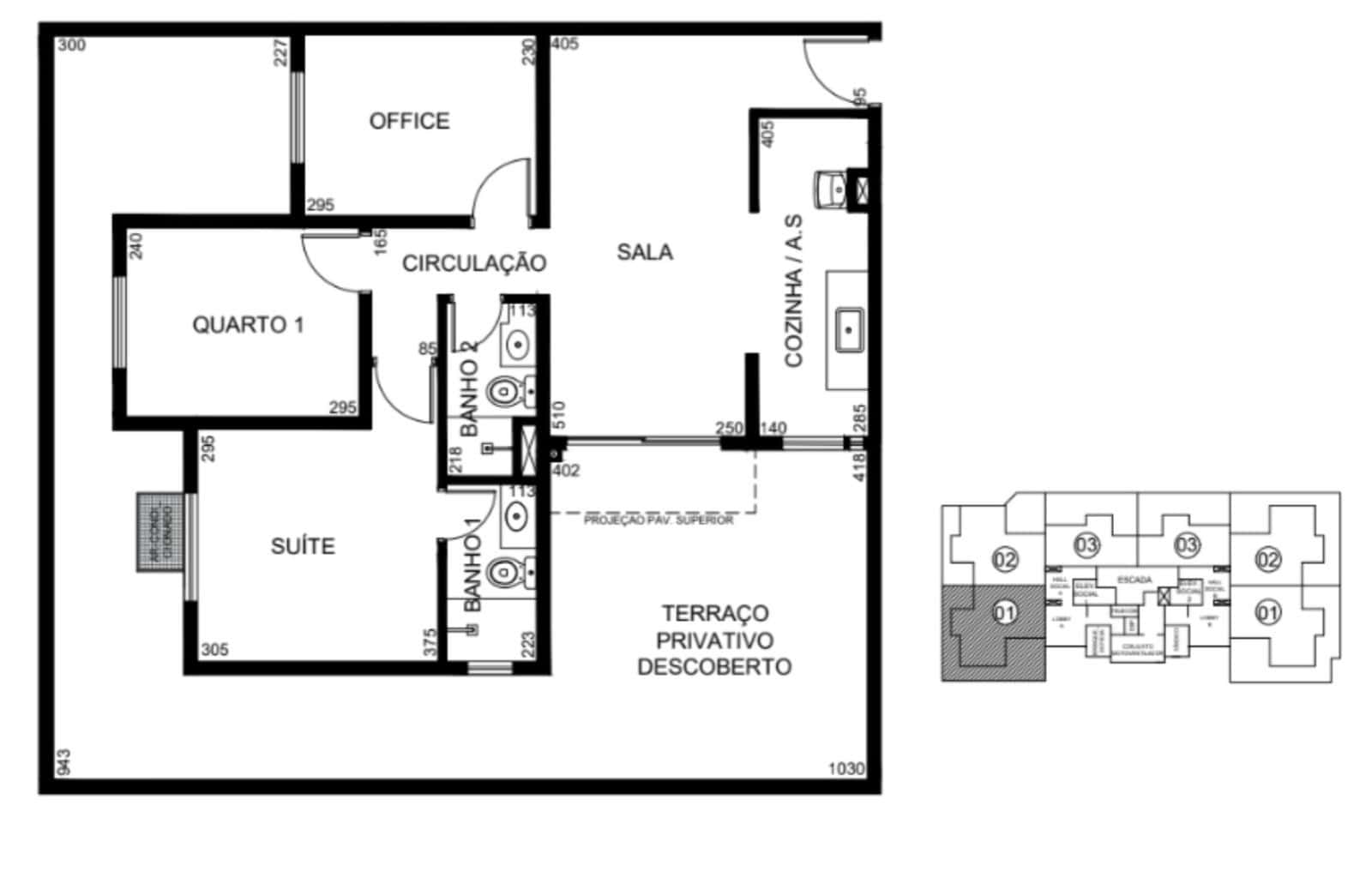 Apartamento Naw Praça C8 - 104m²